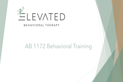 AB1172 Behavioral Training (2026-27)